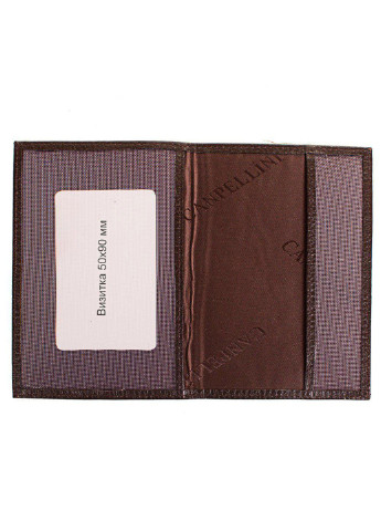 Мужская кожаная обложка для паспорта 9,5х13,6х0,5 см Canpellini (252417197)