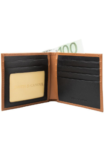 Мужской кожаный кошелек 11,5х9,5х2 см Smith&Canova (216146639)