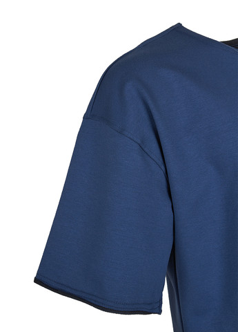 Синій літній костюм (футболка, шорти) з шортами Garnamama