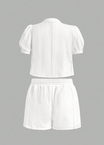 Костюм (блуза, шорти) SHEIN (365437650)