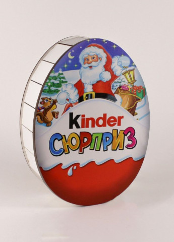 Коробка "Kinder" новорічний маленька No Brand (256037205)