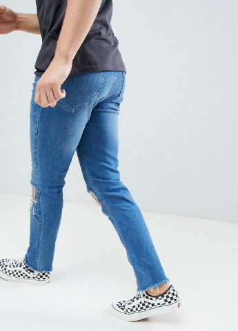 Голубые джинсы Mennace
