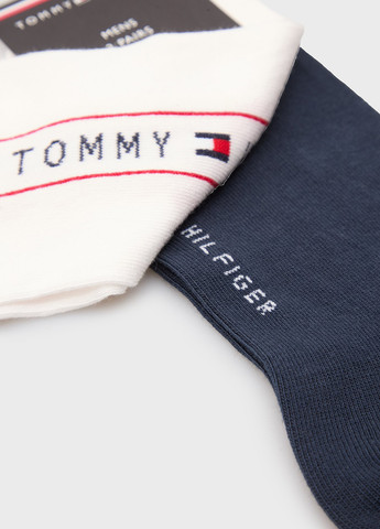 Комбинированные носки (2 пары) Tommy Hilfiger логотипы (344461967)