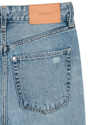 Светло-синие демисезонные укороченные джинсы H&M