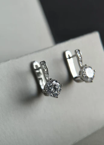 Сережки Silver Flame (350941543)