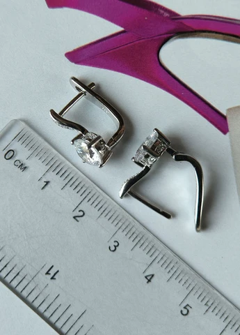 Сережки Silver Flame (350941543)