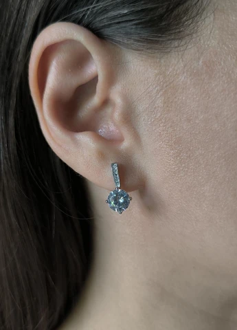 Сережки Silver Flame (350941543)