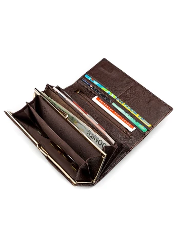 Жіночий шкіряний гаманець 18,5х9,5х3 см st leather (252128239)