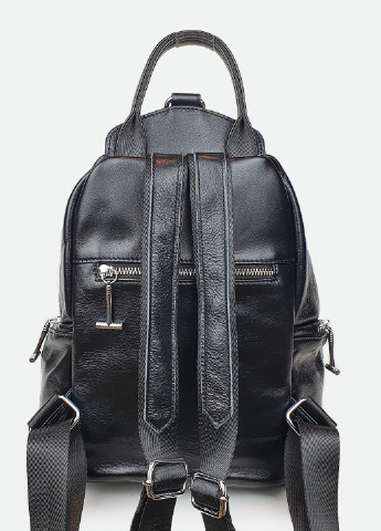 Стильний рюкзак жіночий шкіряний чорний Fashion (232975916)