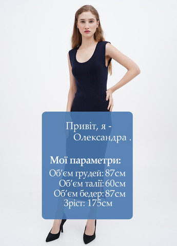 Темно-синее кэжуал платье силуэтная J.Crew однотонное