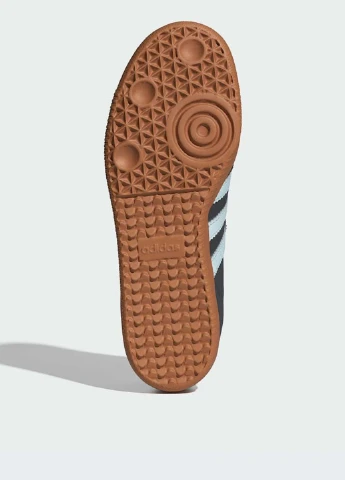 Кросівки ID0493 adidas Samba OG Carbon Almost Blue Gum чорні демісезони (317286287)