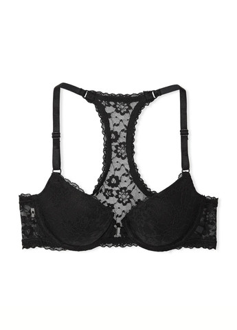 Чорний демісезонний комплект (бюстгальтер, трусики) Victoria's Secret