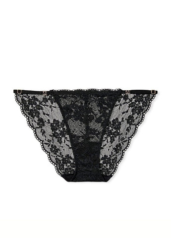 Чорний демісезонний комплект (бюстгальтер, трусики) Victoria's Secret