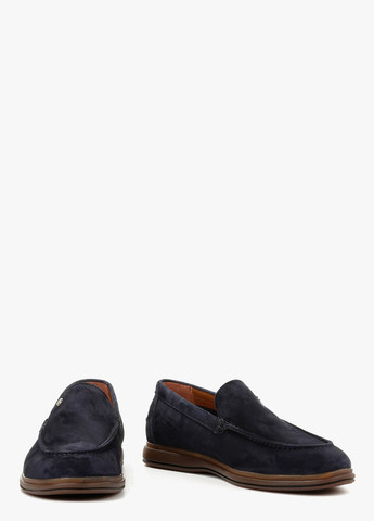 Темно-синие кэжуал туфли Le'BERDES без шнурков