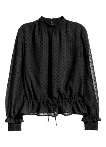 Чорна блуза H&M