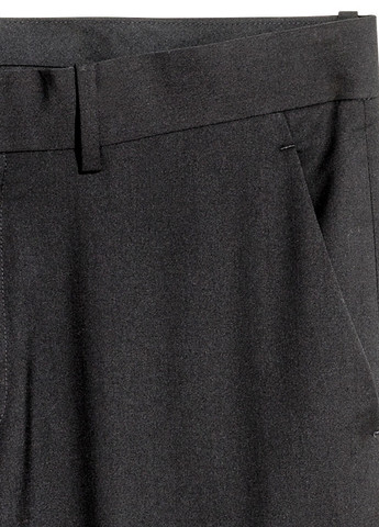 Черные классические демисезонные классические брюки H&M