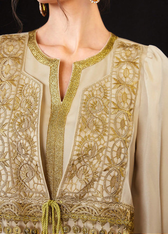 Бежева святковий сукня а-силует SHEIN однотонна