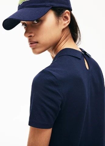 Темно-синя спортивна сукня поло Lacoste однотонна