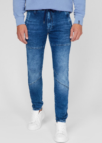Синие демисезонные скинни джинсы Pepe Jeans