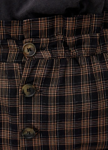 Брюки демісезон,чорний в клітку, Pull & Bear (254670390)
