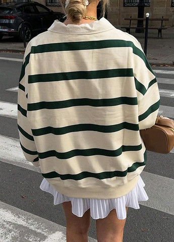 Комбинированный демисезонный джемпер джемпер SHEIN