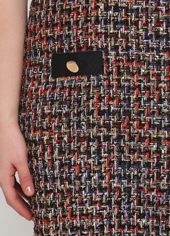 Темно-коричнева кежуал сукня футляр Rinascimento з геометричним візерунком