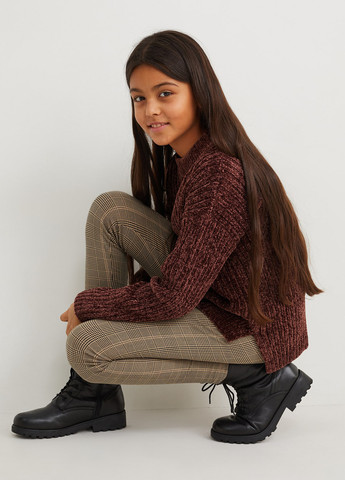 Коричневый демисезонный свитер C&A