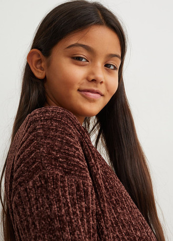 Коричневый демисезонный свитер C&A