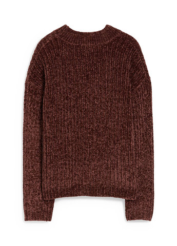 Коричневый демисезонный свитер C&A