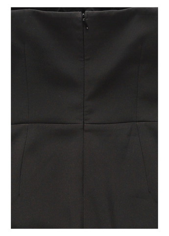 Черное вечернее платье футляр Vila однотонное