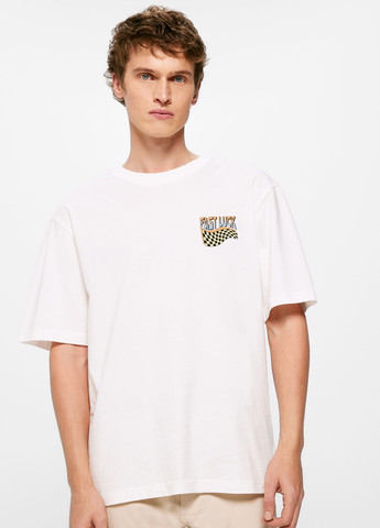 Светло-бежевая футболка Springfield