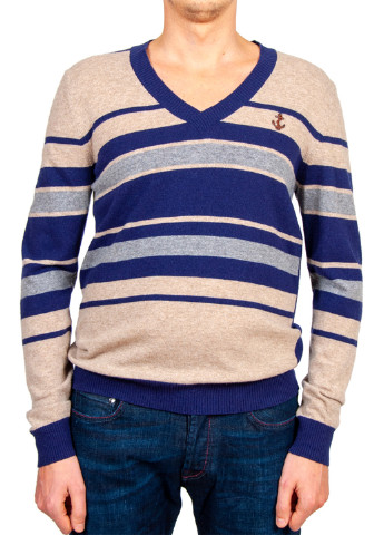 Комбинированный демисезонный пуловер пуловер Frankie Morello