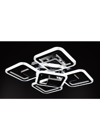 Люстра стельова LED з пультом A2720/4+1S-3D-ch Хром 10х40х40 см. Sunnysky (253628228)