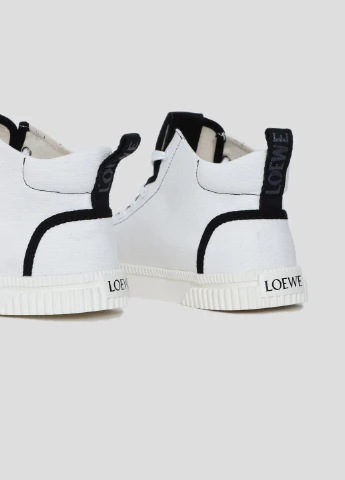 Білі білі текстильні хайтоп Loewe