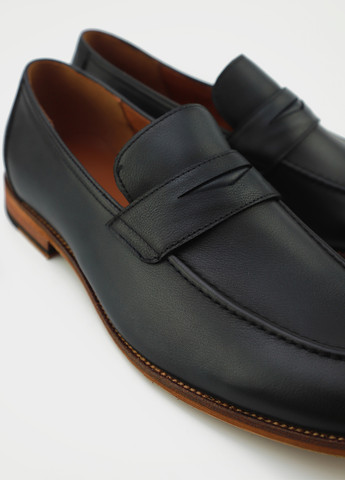 Темно-синие кэжуал туфли Respect без шнурков