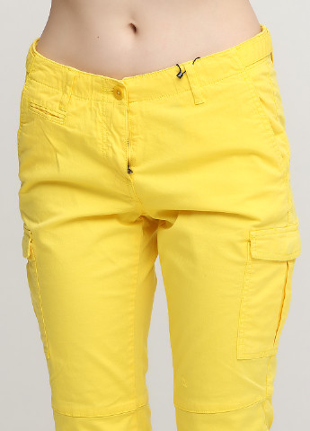 Желтые кэжуал летние прямые брюки Gant