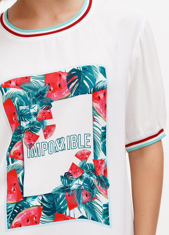 Молочная блуза Sassofono