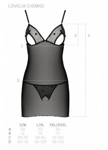 LOVELIA CHEMISE black L/XL - Passion (255459112)