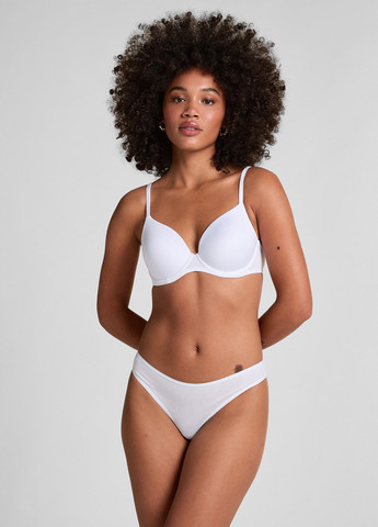 Білий бралетт бюстгальтер Hunkemoller з кісточками поліамід