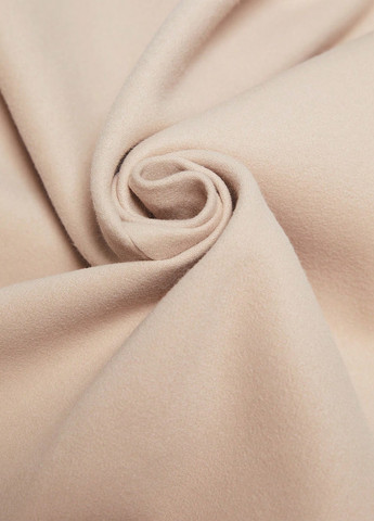 Светло-бежевое демисезонное Пальто однобортное SHEIN