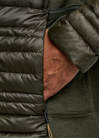 Оливковая (хаки) демисезонная куртка Saucony SOLSTICE OYSTERPUFF JACKET