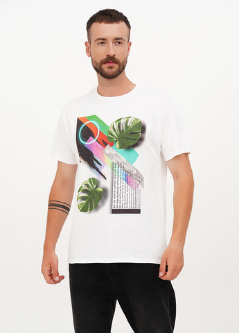 Белая футболка Hanes