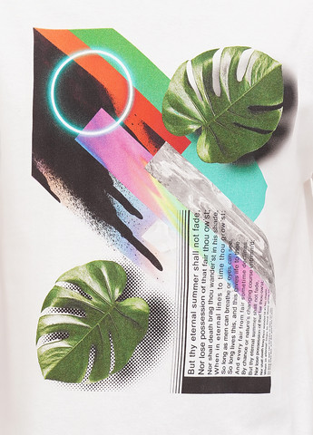 Белая футболка Hanes