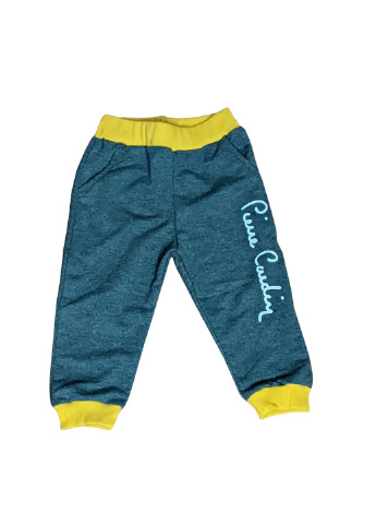 Жовтий демісезонний костюм з кофтою та штанами Pierre Cardin