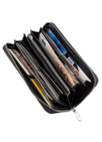Женский кожаный кошелек-клатч 10х20 см st leather (229458825)