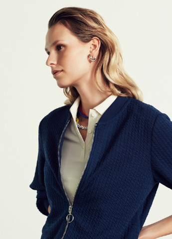 Синяя демисезонная куртка Mudo