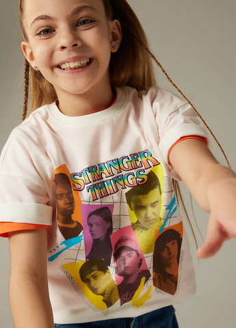 Біла літня футболка DeFacto A2312A8-ER136