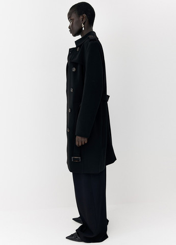 Плащ H&M тренчкот на гудзиках демісезон (365716968)