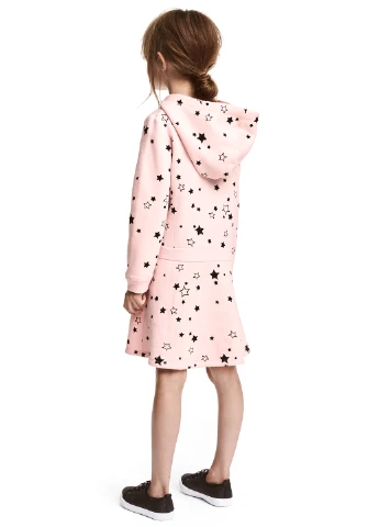 Светло-розовое платье H&M (61627856)
