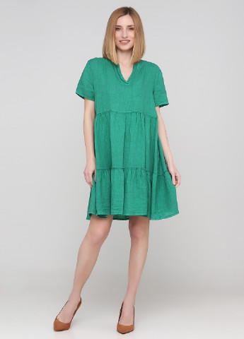 Зелена кежуал сукня а-силует Made in Italy однотонна